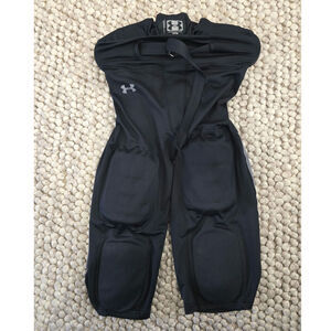 Youth 3XL Under Armour Football Padded pant Black Sport Waist Belt for tightness